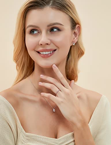 EAMTI 2mm 925 Sterling Silver Wedding Band Half Eternity Stackable Engagement Ring Size 3-13 - color: rose gold
