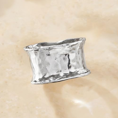 Ross-Simons Sterling Silver Hammered Ring