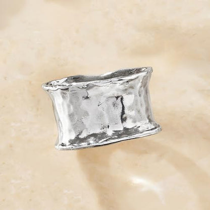 Ross-Simons Sterling Silver Hammered Ring