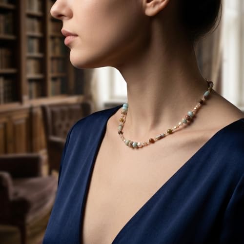 Bohemian Necklace Multi Color Jewelry for Women