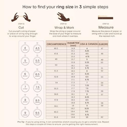 AFFY Three Stone Ring Guard Enhancer With 1ctw White Cubic Zirconia | 14K White Gold Over Sterling Silver