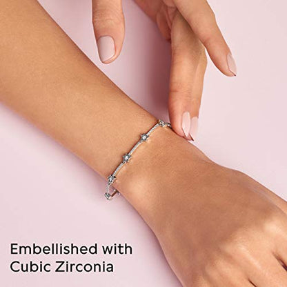 Pandora Celestial Stars Bracelet - Gift for Her - Sterling Silver & Cubic Zirconia Bracelet for Women - With Gift Box