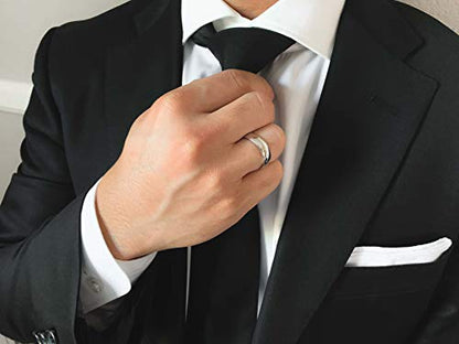 Sterling Silver Modern Twist Cubic Zirconia Design 5 mm Wedding Band Ring - color: Silver