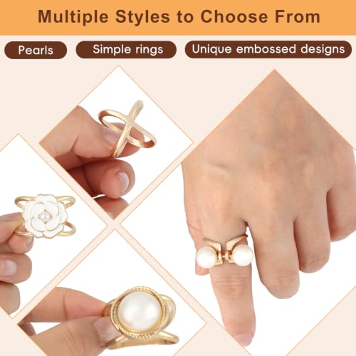 Scarf Rings Buckle And Slides For Women Scarves Pin Tshirt Ties Clip For The Side