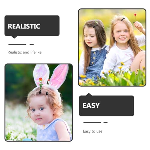 12Pcs Simulation Plant Hair Clips Set for, Mixed Style Sprout Hairpins, Cute Leaf-Inspired Hair Accessories for Everyday Wear and Parties