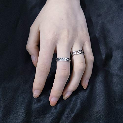 Mayhoop 12Pcs Open Toe Rings Adjustable Toe Band Ring Set Finger Foot Jewelry for Women Men