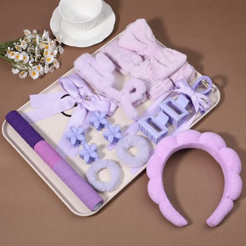 set of package Hair Accessories,Hair Ties,Hair Clips and barrette,Headbands for Birthday,Thanksgiving, Christmas Gift for women, Girl, friends,Lovers - color: ZH3308