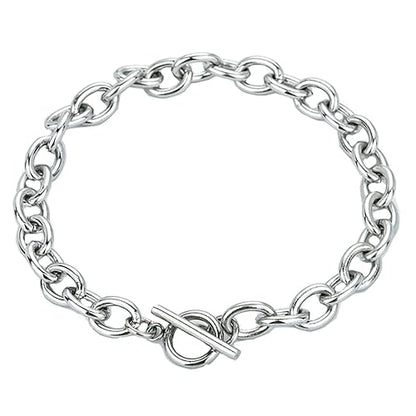 kelistom 925 Sterling Silver Bracelets for Women Teens, Love Heart Charm Chain Bracelet Bangle Fashion Jewelry Gifts - color: link braclet-OT