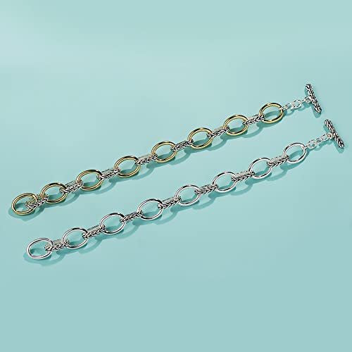 UNY JEWEL Jewelry Make a Statement with Foxtail Link Chain Bracelet Designer Brand Inspired Women Valentine - color: Silver