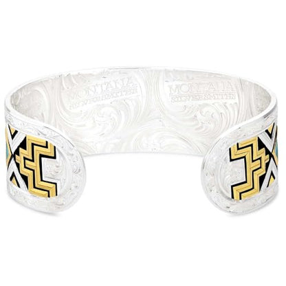 Montana Silversmiths Made in the USA Western Lifestyle Women's Cuff Bracelet - style: Rise Above