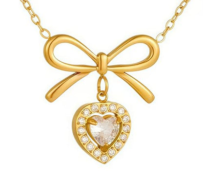 Heart Pendant 18k Gold Plated Necklac, Moissanite Necklace, Necklaces for Women, Gifts for Women Mom Wife Sister, Holiday Gift, Jewelry Gift for Anniversary,Girlfriend Birthday, Jewelry for Wife from Husband.
