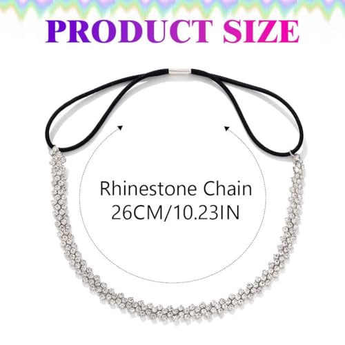 Rhinestone Thigh Garter Silver Thigh Chain Jewelry for Women | Crystal Body Chain for Party Nightclub