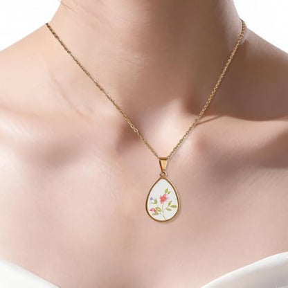 1 Box 10Pcs Gold Teardrop Bezel Pendant Trays Stainless Steel Cabochon Bezel Bulk Stylish Water Drop Shaped Bezel Pendant Trays for Jewelry Making Bracelet Necklace DIY Crafts Adult Beginner - style: gold drop