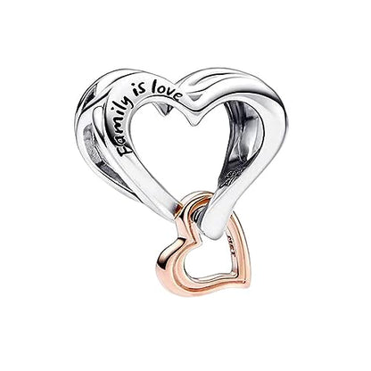 10 Pack Silver Bead Charms for Bracelets and Necklaces Pendant Dangle Beads Jewelry Gifts for Women Charm Set - color: Love Animals