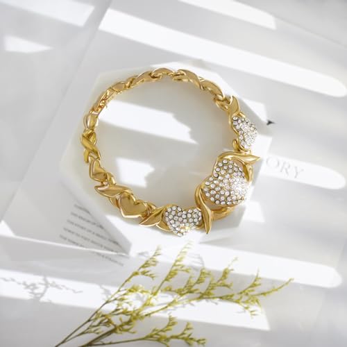 Woman Jewelry Sets Gold Jewelry Sets XOXO Women's Gold Jewelry Fashion Jewelry Necklaces Earrings Woman Accessories Bracelets Jewelry Gifts Love Necklaces - color: X0023-Gold