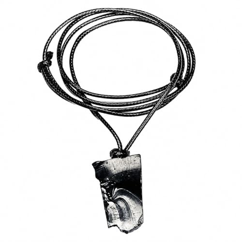 Shungite World Authentic Noble Elite Shungite Pendant Necklace Spiritual Energy Healing Stone Amulet for Men and Women Original Karelian Black Crystal Chakra Balancing and Grounding Jewelry