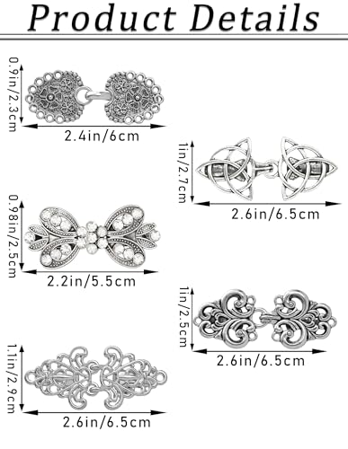 Vintage Sweater Cardigan Shawl Chain Clips Swirl Cape Cloak Collar Clasp Pin Retro Shirt Dress Lapel Brooch Pins Rose Flower Leaf Pearl Heart Rhinestone Renaissance Brooch Clip For Women Men - style: Retro