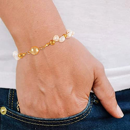 Craftdady 20 Sets 24K Gold Round Magnetic Clasps Magnet Converters Locking Clasps 14.5x8mm for Jewelry Bracelet Necklace Making Hole:1.6mm - color: Gold