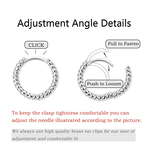 micuco 3 Pairs Small Gold Hoop Huggie Earrings Set for Women Men Tendy | 14K Gold Plated Small Huggie Hoop Earrings for Men, Tiny Cartilage Hypoallergenic Earring Set - style: F# Twisted silver 8-10-12mm