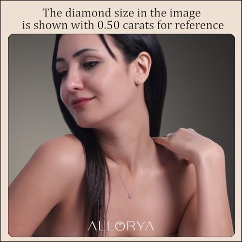 Solitaire Bezel Set Pendant Necklace | 0.25 Ctw | Round Cubic Zirconia | Women | 925 Sterling Silver