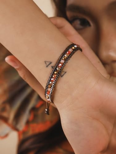 Bohemian Braided Bead Bracelet for Women, Trendy Jewelry Design - style: Bracelet L12-036
