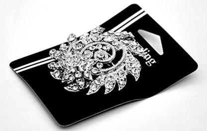 Belagio Enterprises 2 1/2-Inch Rhinestone Brooch | BW-171-182 - size: 2-1/2-Inch, style: BW-137