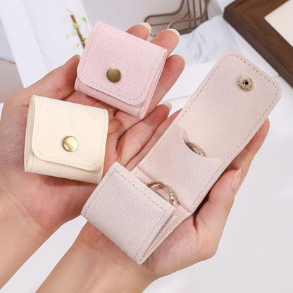 3 Pack Mini Jewelry Organizer, Travel Jewelry Case, Foldable Multifunctional Travel Jewelrys Pouch for Earrings, Necklaces, Rings, Chain Bracelets, Brooches - color: Grey