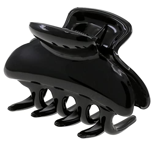 Camila Paris CP3550 French Small Hair Clips for Women, 2.5" Small Claw Clip Fashion Styling Mini Hair Clip Accessories for Women, Strong Hold No Slip Grip Cute Claw Clips, Made in France - color: Black 2.5"