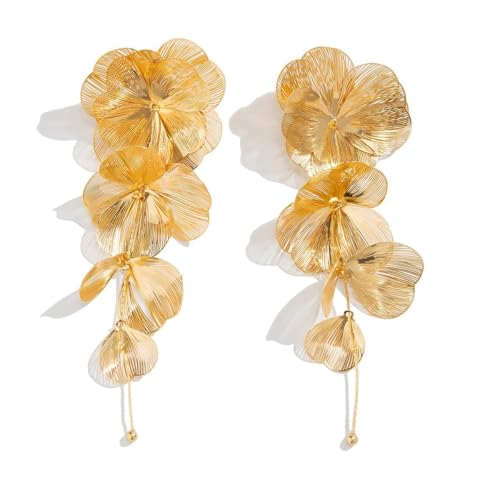 Western Cowgirl Earrings for Women Vintage Cowboy Hat Boot Dangle Earrings Exaggerated Personality Cowboy Earring Country Vacation Party Jewelry for Women - color: gold A