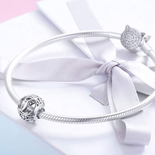 Letter Charms 925 Sterling Silver Initial A-Z Bead Charms | For Bracelets Necklaces, Hypoallergenic,Cubic Zirconia Alphabet Beads, Personalized Gifts for Women - color: I