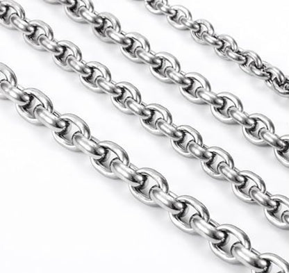 Dog Choker Collar Slip Chain,Stainless Steel Collar for Small and Medium Dogs,Puppy Dog Training Metal Necklace,Silver Hardware (4.0mm,18inch) - size: (4.0mm,18inch)
