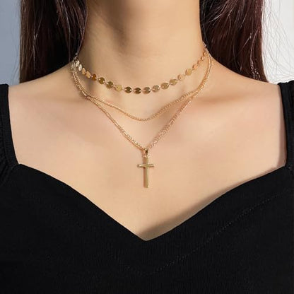 NEWITIN 49 Pieces Gold Jewelry Set for Women Fashion Costume Jewelry Gold Plated Necklace Bracelet Ring Earrings Set for Women - color: Gold Jewelry Set B