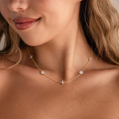 Gold Choker Necklace for Women, Dainty Gold Necklace 14k Gold Plated Simple Coin Butterfly Choker Necklaces for Women Trendy Charm Cute Non Tarnish Gold Necklace Fashion Waterproof Jewelry - color: A-Gold