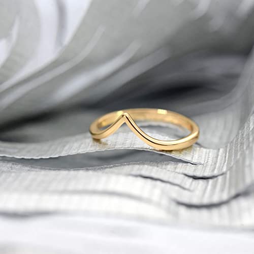 Valloey Rover Gold Rings for Women Non Tarnish Thumb Ring | 14k Gold Plated Adjustable Open Cross Wedding Rings Waterproof Fashion Statement Jewelry for Women Trendy Gift - color: V