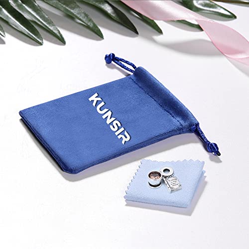 KUNSIR Charms Beads fits Pandora Charm bracelets for Woman 925 Sterling Silver Dangle Pendant Bead Jewelry Beads Gifts Happy Birthday Charms for Women Bracelet&Necklace - style: Coffee Book Charm