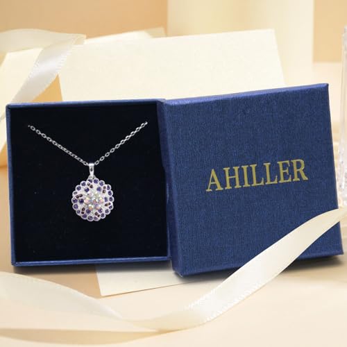 Ahiller Women's Necklace, Dainty Pendant Choker, Adjustable Chain | Heart Initial & Round Pendants, Daily Necklace,17-21" Adjustable Necklaces, Trendy Minimalist Jewelry, Stainless Steel Chain - color: DC-White, style: Other Shapes - Multi-Color