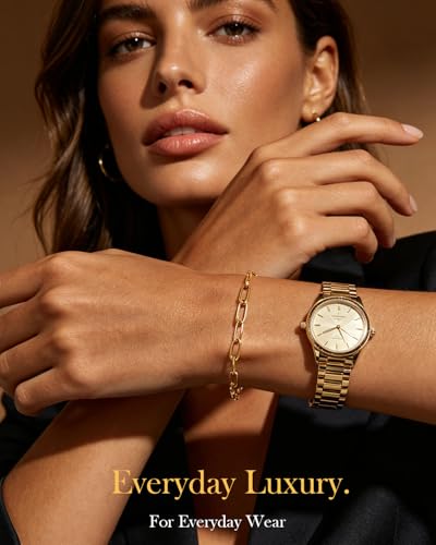 Paperclip Bracelet,18K Gold Plated Hypoallergenic Gold Paperclip Link Chain Bracelet,Dainty Stackable Paperclip Bracelets Jewelry Gift for Women Mom Wife Girlfriend