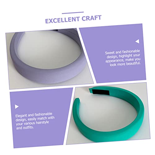 NOLITOY Headbands for Women Wide Padded Hairband Decorative Women Headbands Set