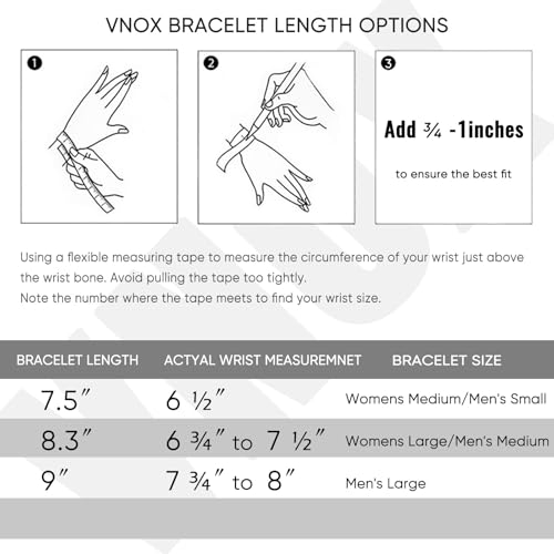 VNOX 5/7 Pcs Chain Bracelet for Men Women - Sturdy Stainless Steel Curb Width Cuban Link Chain Bracelet Set for Men Women,6.5/7/7.4/8.2/9 Inches - style: Gold Plated Link 2