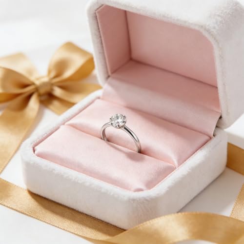 42 Packs Diamond Engagement Rings, Bridal Shower Decorations Fake Wedding Rings Adjustable Ring for Wedding Table, Cupcake Toppers, Party Supply Favor Accents (42 Pcs)