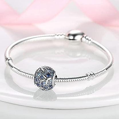 MULA 925 Sterling Silver Charms for Bracelets and Necklace Family Pendants | Airplane Travel Dangle Beads Family Tree Jewelry Charms for Women - color: Airplane Charm