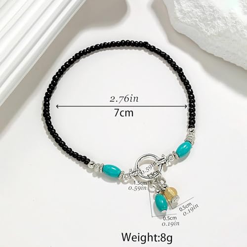 Starfish Shell Anklet Bracelets for Women, Boho Beaded Shell Anklet Set, Beach Vacation Foot Jewelry, Layered Summer Beachy Anklets - color: A1