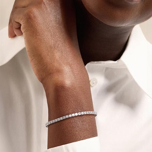 Ross-Simons 5.00 ct. t.w. CZ Tennis Bracelet in Sterling Silver