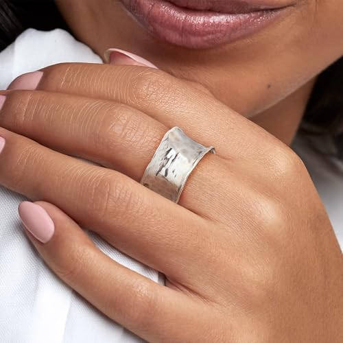 Ross-Simons Sterling Silver Hammered Ring