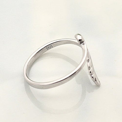 lauhonmin 3pcs S925 Sterling Silver Open Rings Set Finger Ring Joint Ring Toe Ring Beach Jewelry Gifts for Women Adjustable - color: Style A