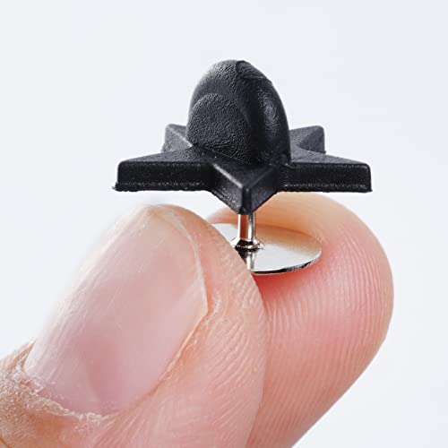200pcs Black Rubber Pin Backs with 200pcs Blank Pins Star Shape Butterfly Clutch Tie Tacks Backings Pin Holder Keepers for Lapel Pins DIY Accessory - color: Black-star