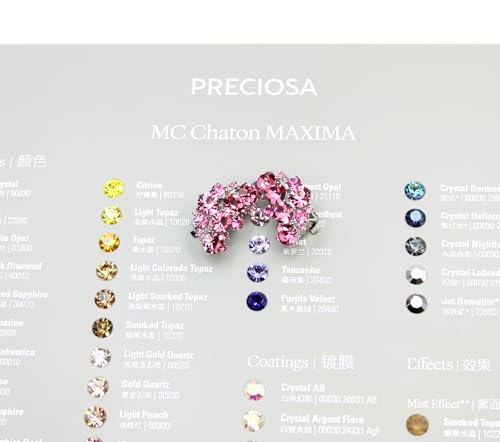 Faship Gorgeous Clip Ons Floral Earrings - color: Pink