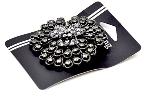 Belagio Enterprises 2 1/2-Inch Rhinestone Brooch | BW-171-182 - size: 2-1/2-Inch, style: BW-129