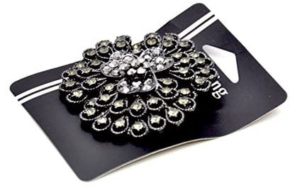 Belagio Enterprises 2 1/2-Inch Rhinestone Brooch | BW-171-182 - size: 2-1/2-Inch, style: BW-129