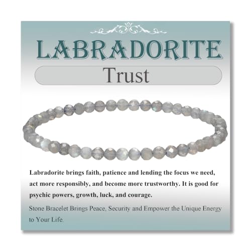 MASSIVE BEADS Natural Genuine Gemstone Beads Healing Crystal Chakra Reiki Jewelry Faceted Round Beads Bracelets 3mm - color: Labradorite